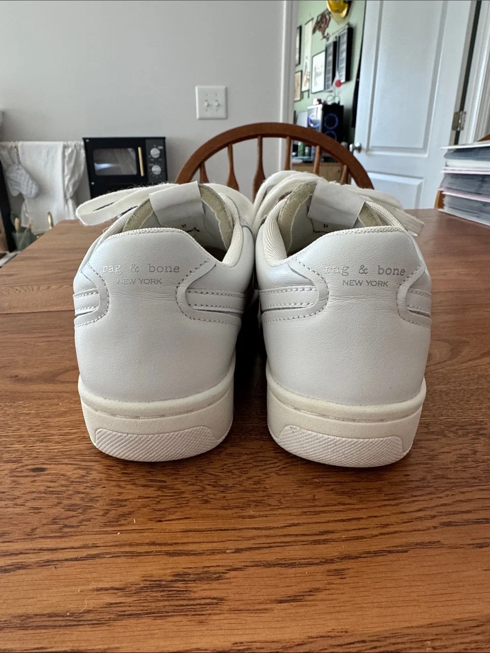 rag & bone women’s White Low-Top Sneakers - Clean Casual Style